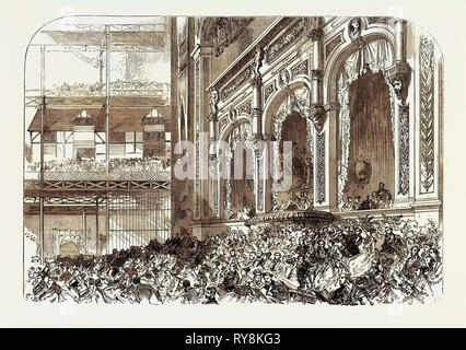 Die Händel-festspiele im Crystal Palace: Die Königliche Box 1868 Stockfoto
