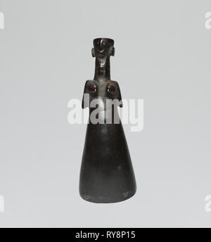 Schnupftabak Behälter, 1800s-1900s. Im südlichen Afrika, Lesotho, Southern Sotho, 19. oder 20. Jahrhundert. Horn; Insgesamt: 10,8 cm (4 1/4 in Stockfoto