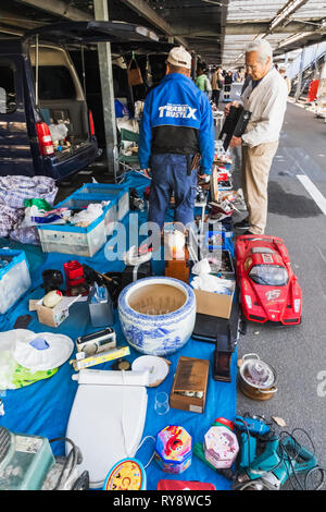 Japan, Honshu, Tokio, Shinagawa, Ohi Pferderennbahn Flohmarkt Stockfoto