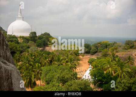 Asien, Sri Lanka, Mihintale, Maha Stupa, Ambasthala Dagaba Stockfoto