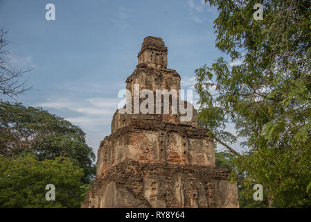 Asien, Sri Lanka, Polonnaruwa, Satmahal Prasada, 7-stöckigen Tempel Stockfoto