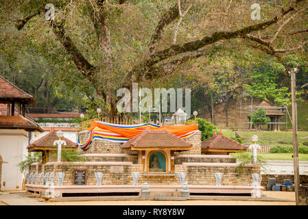 Asien, Sri Lanka, Kandy, Natha Devale Tempel Stockfoto