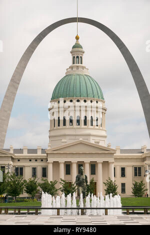 Gateway Arch St. Louis Missouri Stockfoto