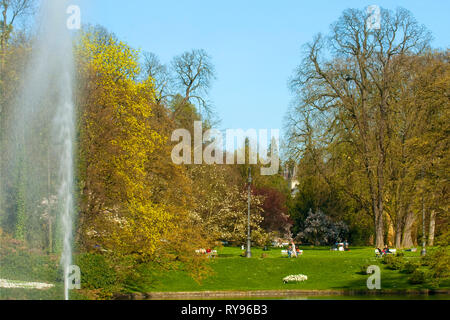 BRD, Hessen, Wiesbaden, im Kurpark Stockfoto