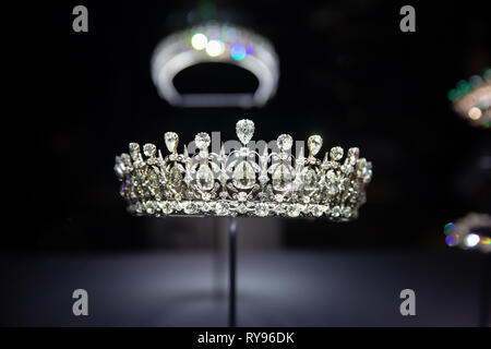 Die fife Tiara, Kensington Palace, Stockfoto