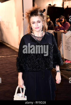 Helena Bonham Carter an der weißen Krähe UK Premiere im Curzon Mayfair, London. Stockfoto