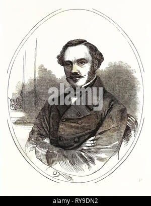 Comte de Persigny, französischer Botschafter in England. Jean Gilbert Victor Fialin, Duc De Persigny (11. Januar 1808 12. Januar 1872) war ein französischer Staatsmann Stockfoto