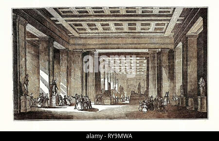 BRITISH MUSEUM, der ägyptischen SALOON, LONDON, UK, Großbritannien, British, Europa, Großbritannien, Großbritannien, Europäische Stockfoto