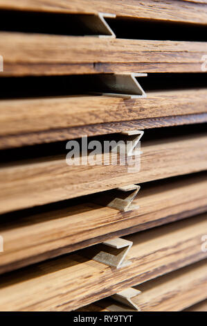 Stapel von Bauholz Stockfoto