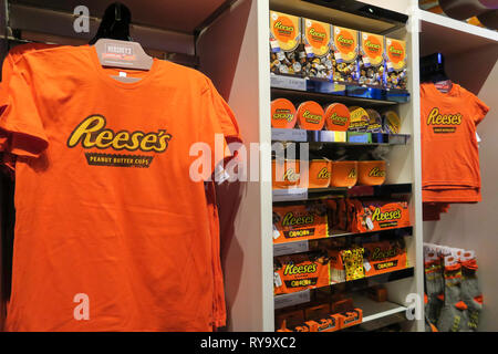 Hershey's Chocolate World Times Square, New York City, USA Stockfoto