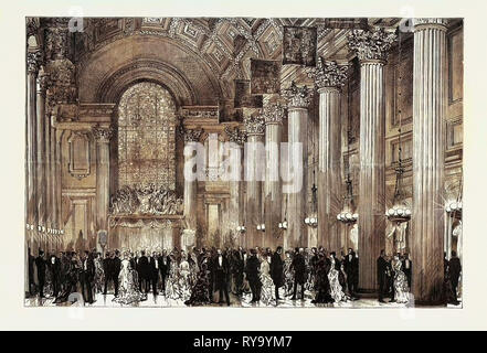 Die ägyptische Halle Mansion House London UK Stockfoto