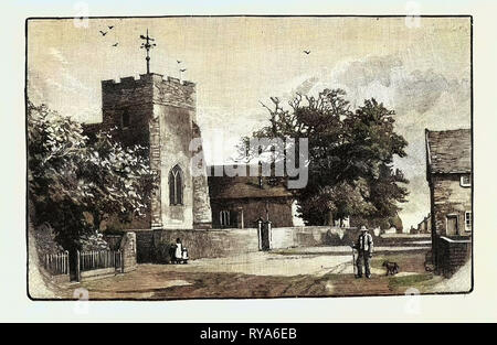 St. Maria und St. Martin's, Trimley, Süden suchen Stockfoto