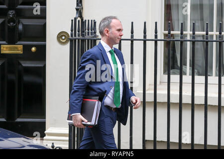 Downing Street, London, UK 13 Mar 2019 - Gavin Barwell, Stabschef fährt von Nummer 11 Downing Street Prime Minister's Fragen (PMQs) im Unterhaus. Credit: Dinendra Haria/Alamy leben Nachrichten Stockfoto