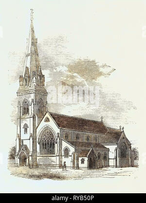 Neue Kirche St. Johannes Radipole Weymouth 1854 Stockfoto