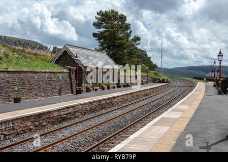 Dent Bahnhof, die höchste operative Mainline Station in England Stockfoto
