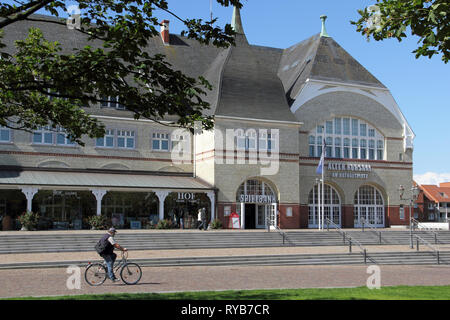 Das Alte Kurhaus in Westerland auf Sylt mit Rathaus, Galerie und Casino Stockfoto