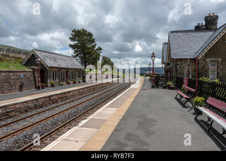 Dent Bahnhof, die höchste operative Mainline Station in England Stockfoto
