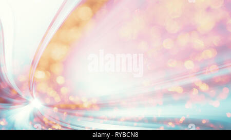 4k Abstract background Blur bokeh Farben staub Flocken Stockfoto