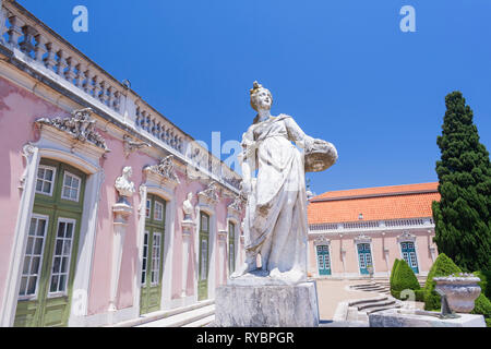 Nationalpalast von Queluz, Queluz, Lissabon, Portugal, Europa Stockfoto