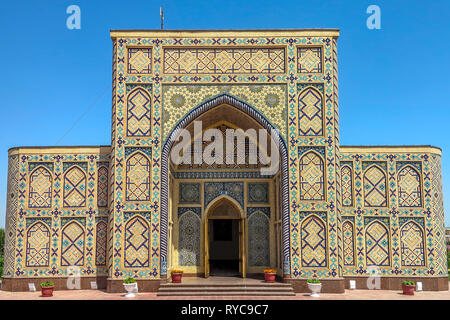 Samarkand Medrese Ulugh Beg Observatorium Haupteingang Sicht Stockfoto