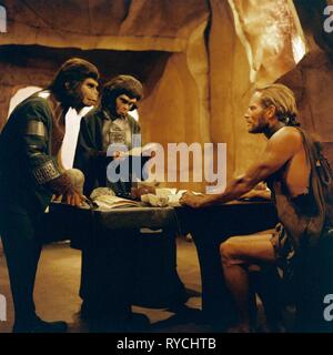 RODDY MCDOWALL, Kim Hunter, Charlton Heston, Planet der Affen, 1968 Stockfoto