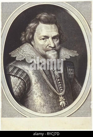 Porträt von Philipp Wilhelm, Prinz von Oranien, drucken Teekocher: Willem Jacobsz. Delff, Michiel Jansz van Mierevelt, 1628 Stockfoto
