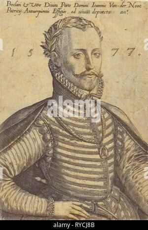 Porträt von Jan van der Noot, Abraham de Bruyn, 1577 Stockfoto