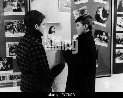 JEAN-PIERRE LEAUD, PATRICK AUFFAY, die 400 Schläge: LES QUATRE CENTS COUPS, 1959 Stockfoto