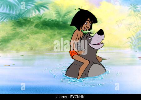 BALOO der Bär, MOWGLI, DAS DSCHUNGELBUCH, 1967 Stockfoto