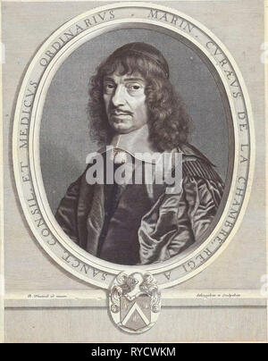 Porträt von Marin Cureau De La Chambre, Robert Nanteuil, 1656 Stockfoto