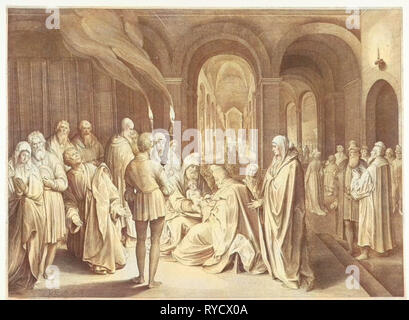 Beschneidung Christi, Nicolaes de Bruyn, 1620 Stockfoto