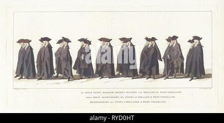 Bahnhof von William IV., 1752, Platte 32, Jan Punt, 1754 Stockfoto