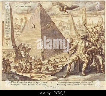 Pyramiden von Ägypten, Magdalena van de Passe, Crispijn van de Passe (I), 1610-1638 Stockfoto