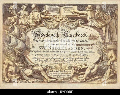 Fluss und Meer Götter mit Handwerkern, Pieter Serwouters, Johannes Janssonius, unbekannt, 1625 Stockfoto