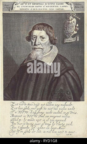 Portrait von Sir John Webster, Herr von Cattenbrouck, Zeist Niederlande, drucken Teekocher: Theodor Matham (auf Objekt erwähnt), Dating C. 1660 - 1676 Stockfoto