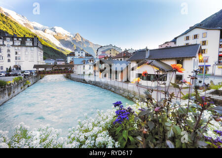 Reisen zu hohe Französische Alpen im Sommer Stockfoto