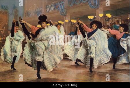 CAN CAN Tänzerinnen, MOULIN ROUGE, 1952 Stockfoto