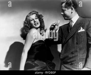 RITA HAYWORTH, Glenn Ford, GILDA, 1946 Stockfoto