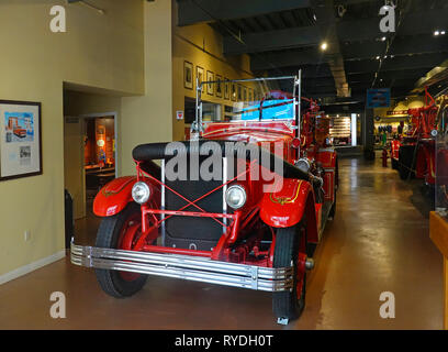 Fire Museum of Memphis Tennessee Stockfoto