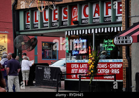 Blues City Cafe Memphis Tennessee Stockfoto