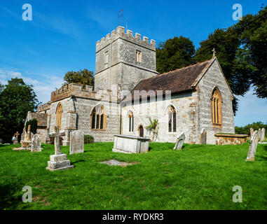 St Mary's Church bei Maiden Newton in Dorset UK Stockfoto