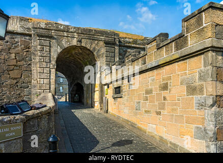 Der Haupteingang, Stirling Castle, Stirlingshire, Schottland, UK Stockfoto