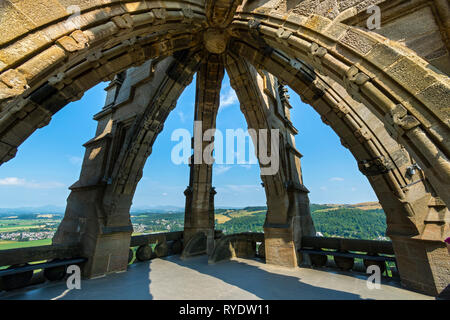 Die Krone der Nationalen Wallace Monument, Stirling, Stirlingshire, Schottland, UK Stockfoto