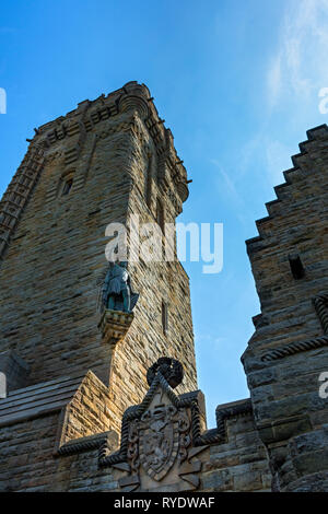 Die nationalen Wallace Monument, Stirling, Stirlingshire, Schottland, UK Stockfoto