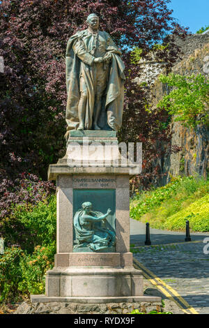 Statue von Sir Henry Campbell-Bannerman, Stirling, Stirlingshire, Schottland, UK Stockfoto