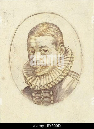 Porträt des Kaufmanns Hans Felbier, Anonymous, Hendrick Goltzius, 1582-1667 Stockfoto