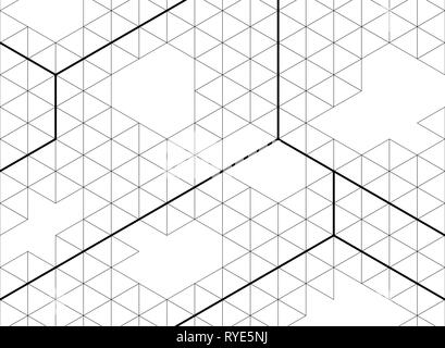 Abstrakte hexagon Umrisse schwarz Farbe des modernen Muster deko Hintergrund. Sie können Vorlagen verwenden, Gegenwart, Geschäftsbericht, trendigen Design von GEOME Stock Vektor