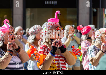 Karneval von Basel 2019 Stockfoto