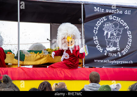Karneval von Basel 2019 Stockfoto