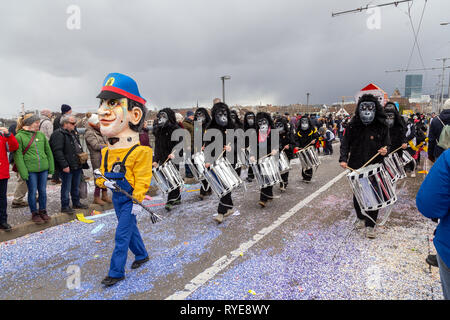 Karneval von Basel 2019 Stockfoto
